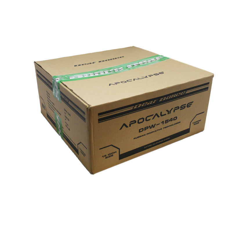 15" 1000 Watt RMS 4-Ohm Mid Bass Subwoofer Deaf Bonce Apocalypse DPW-1540