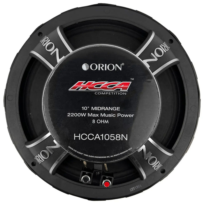 Orion 8-Ohm 550W RMS 10" HCCA Series Neodymium Midrange Bullet Speaker