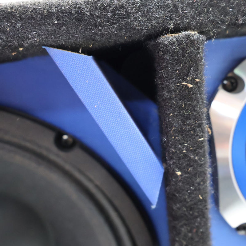 Blue Fully Loaded Speaker Box 2x 10" Woofers, 6" Driver, 2x 4" Tweeters OPEN BOX