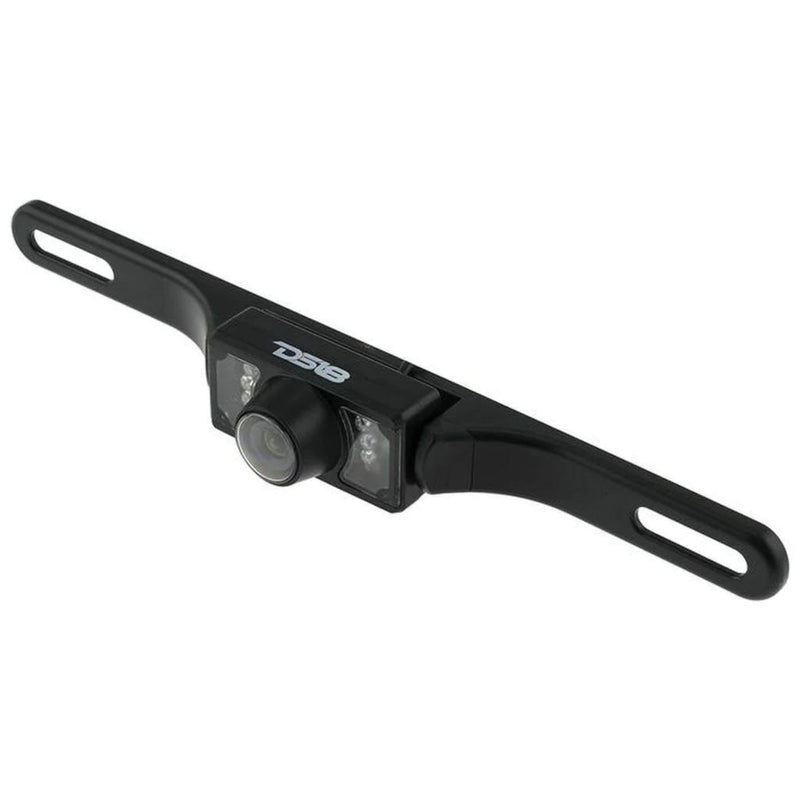 DS18 Black License Plate Backup Camera | Night Vision | Parking Lines Waterproof