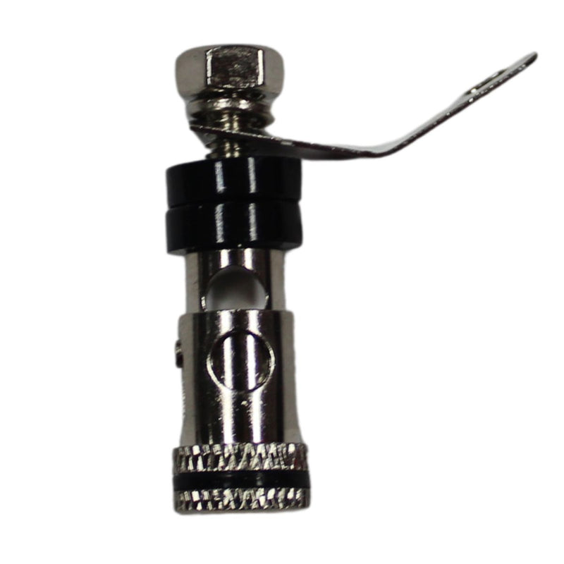 12 Gauge Brass/Nickel Plated Negative (Black) Speaker Push Terminals
