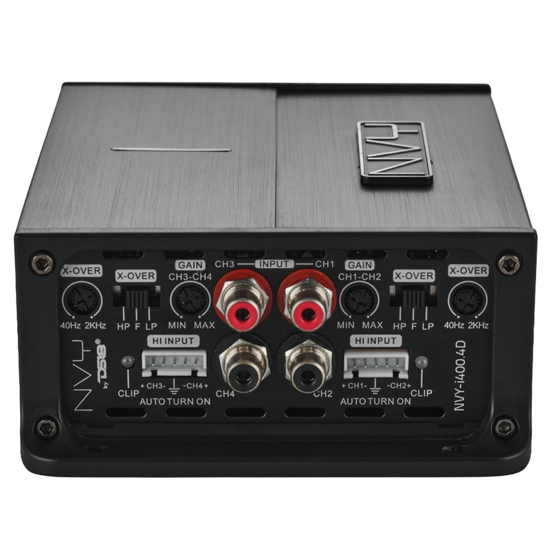 DS18 NVY-i400.4D 4 Ch 2 Ohm Amplifier 400W RMS x4 Powersports Motorcycle Amp