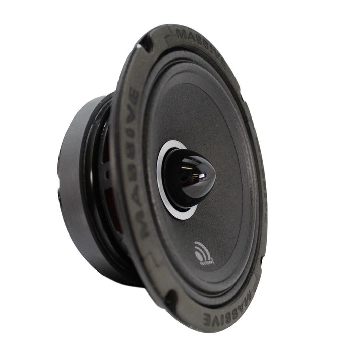 Massive Audio 6.5" Loud Speakers 800W Super 1" Titanium Bullet Tweeters