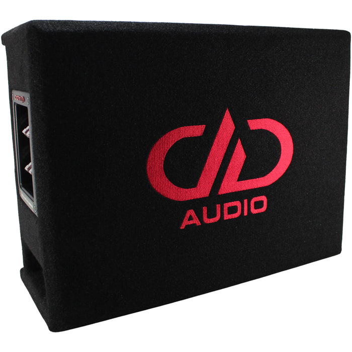 DD Audio SL600 Series 8″ 300W RMS S2-Ohm Slim Down Firing Ported Enclosure