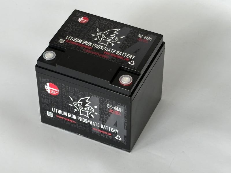 B2 Audio 44AH 12V Lithium Iron Phosphate Battery 5,000W Car Audio (LiFePO4)