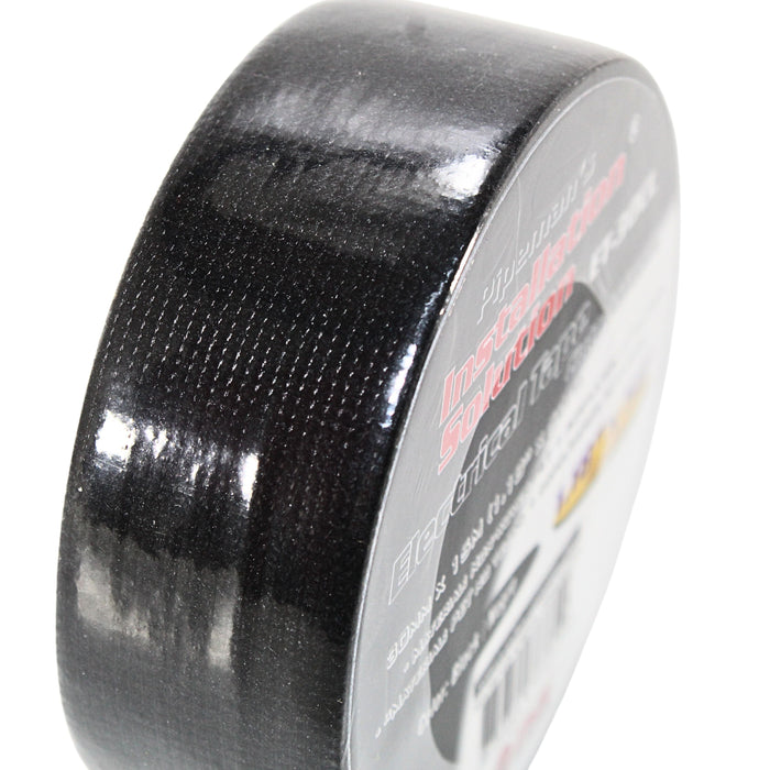 High Temp Cloth Fabric Electrical Wiring Harness Tape 1 Roll 1.2" x 50ft Black