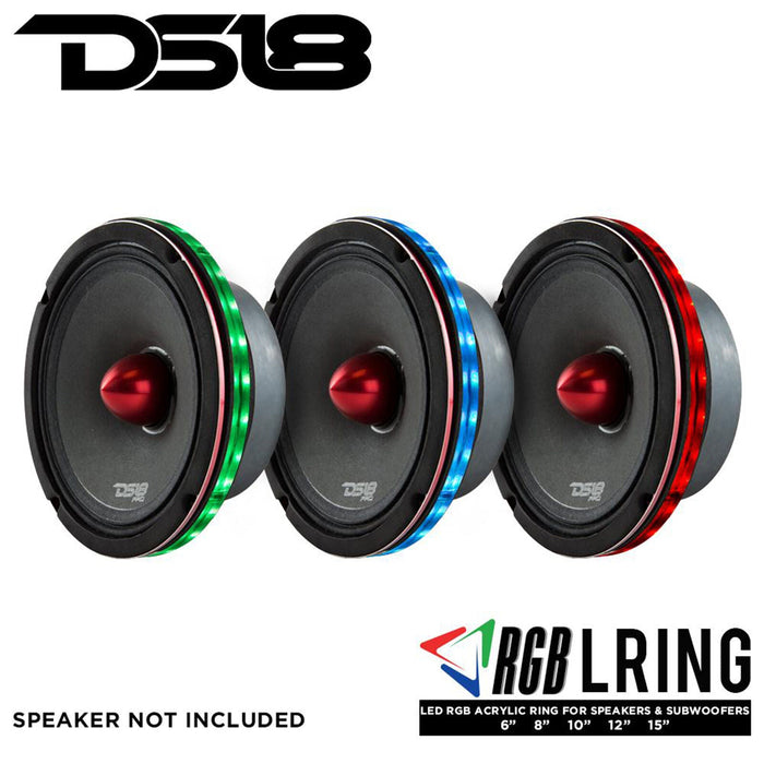 DS18 VISION 15" RGB LED Ring for Speaker and Subwoofers-Single