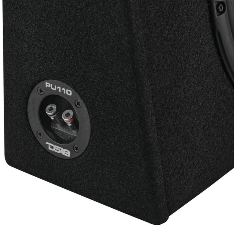 10” 350W RMS 2-Ohm Shallow Loaded Sealed Subwoofer Enclosure for Pickup Trucks