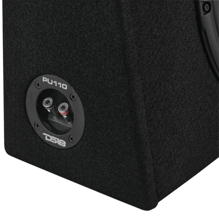 10” 350W RMS 2-Ohm Shallow Loaded Sealed Subwoofer Enclosure for Pickup Trucks