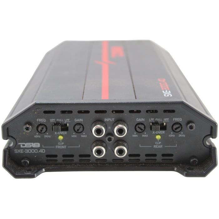 DS18 Car Audio Full Range 4-Ch 3000W Amplifier Class-D SXE-3000.4D-BK OPEN BOX