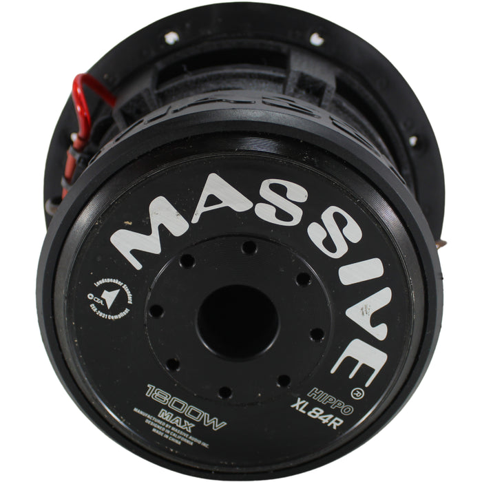 Massive Audio 8" Dual Voice Coil 1800 Watt Peak Subwoofer 4-ohm OPEN BOX 8608