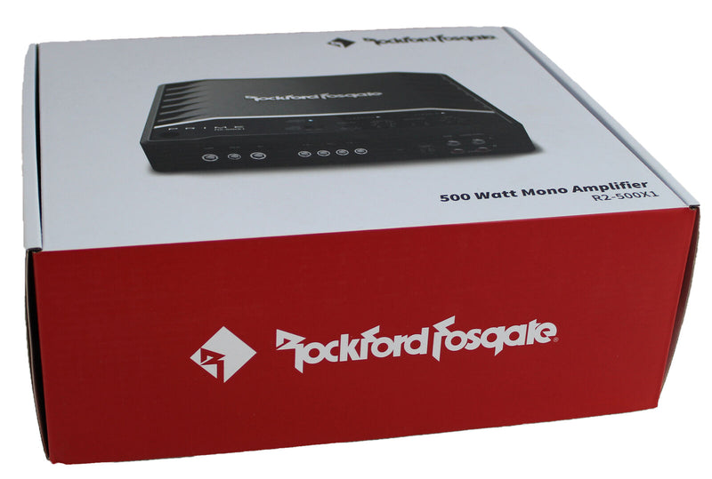 Rockford Fosgate Prime 500W RMS x 1 at 2 Ohm Mono Subwoofer Amplifier R2-500X1