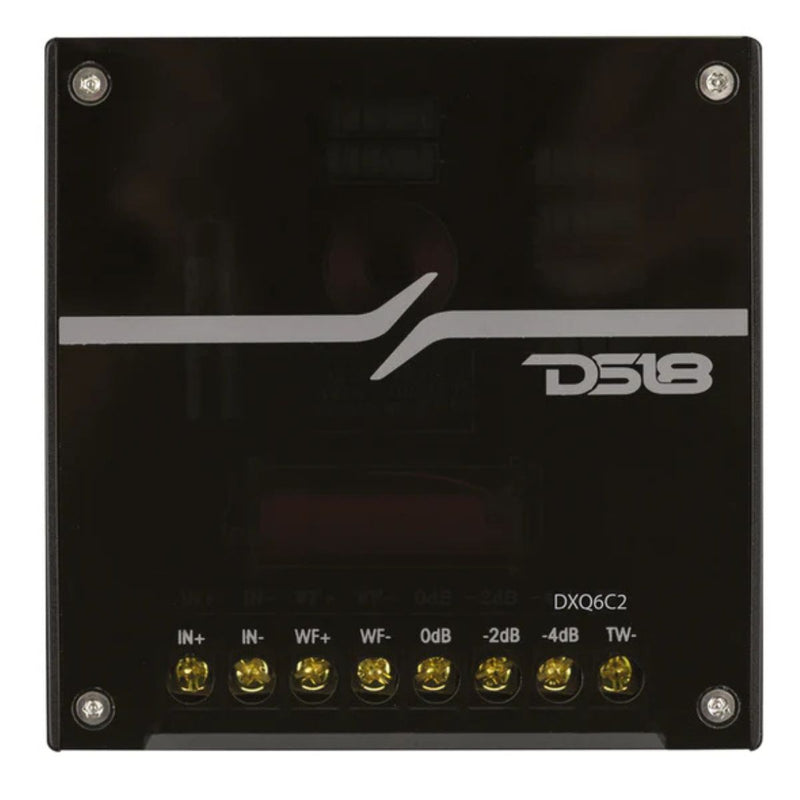 6.5" 150 Watt RMS 4-Ohm 2-Way Component Speaker Set DS18 DXQ6C2 Yellow Straw Cone