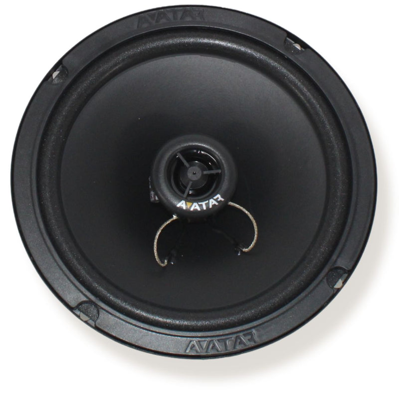 Avatar 6.5" 50 Watt RMS 4-Ohm Black Coaxial Speaker Pair XBR-613