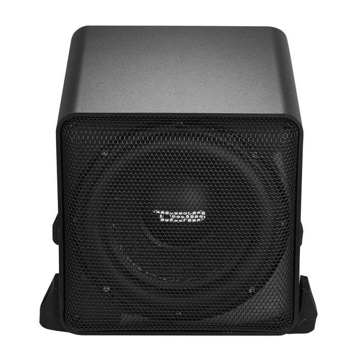 DS18 Amplified Loaded Subwoofer Enclosure with 8" Active and 8" Passive Subs