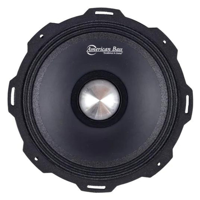 American Bass 8 Shallow Mid-Range Speaker 800W 4 Ohm Godfather GF8-LMR