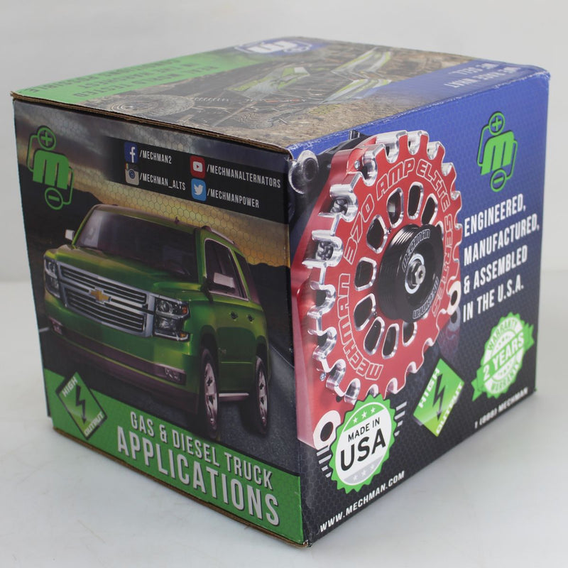 Mechman 370 Amp Alternator For Dodge Ram 6.7L Cummins Diesel OPEN BOX