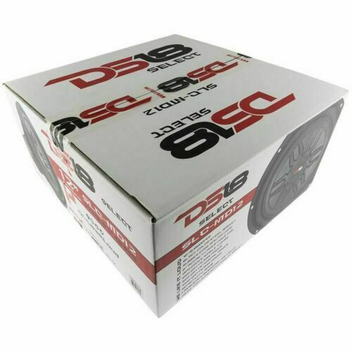 1x DS18 SLC-MD12.4D 12" pro Sub woofer Audio Speaker Dual Voice Coil 4 Ohm