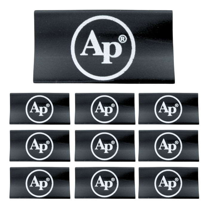 0 Gauge 3:1 Heat Shrink with Audiopipe Logo 10 Pack Black