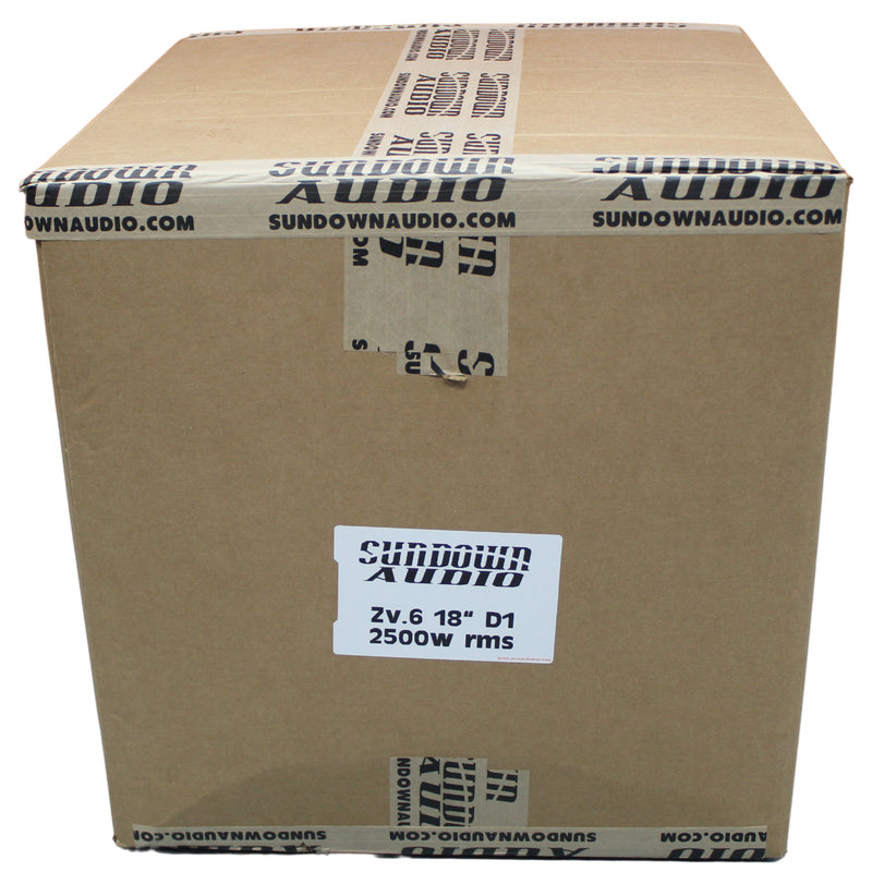 Sundown Audio ZV6 18" 3250W RMS Dual 1 Ohm Subwoofer