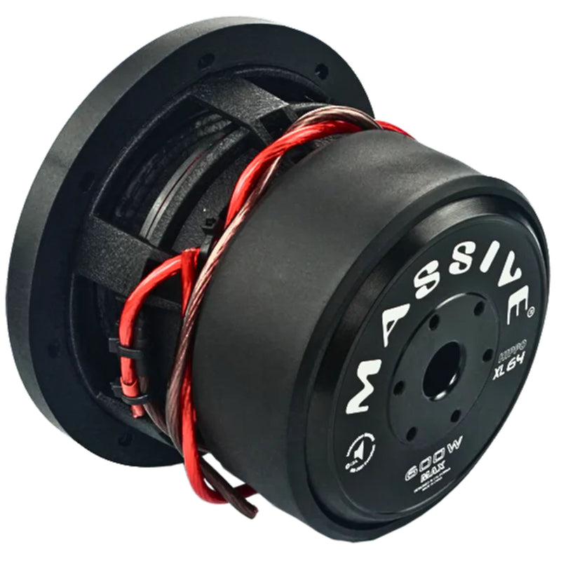 Massive Audio 6" 300 Watt RMS Dual 4 Ohm Voice Coil Subwoofer HIPPOXL64