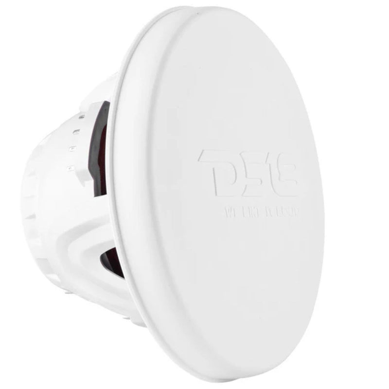 DS18 8" 250W RMS 4-Ohm Marine 2-Way Hybrid Speaker Pair w/ RGB LED NXL-8MD-WH