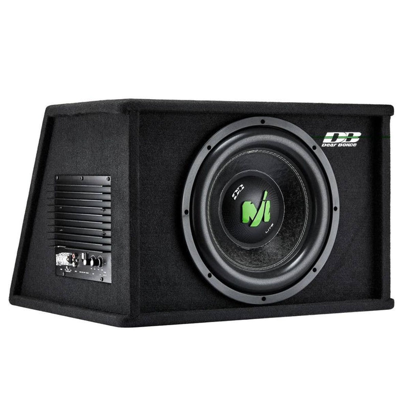 12" Loaded Subwoofer Enclosure with Amplifier Deaf Bonce Machete DB-ML-12A