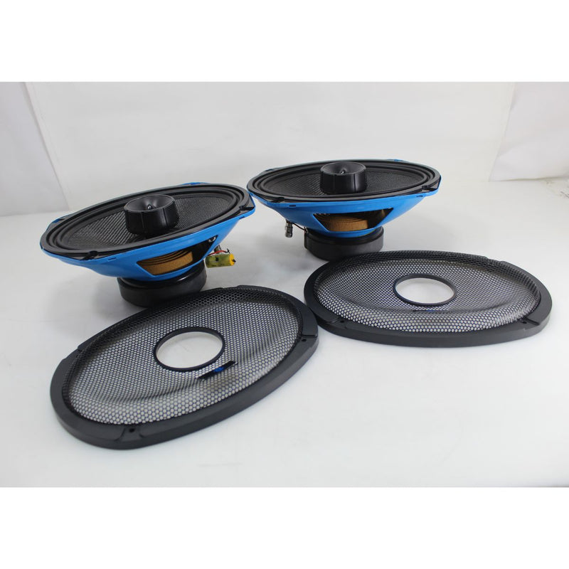 Motorcycle/Marine 6x9" Hybrid Coax 100W RMS Midrange Galeforce F1 OPEN BOX