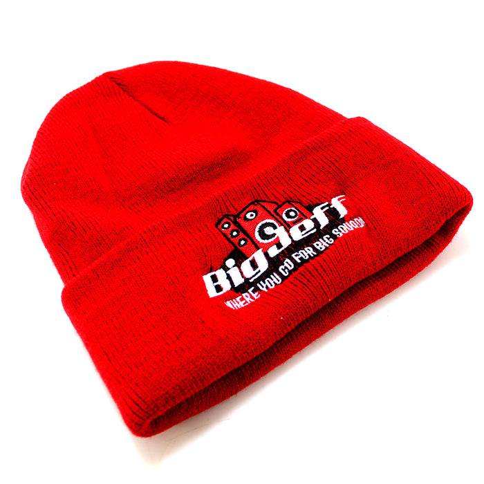 Official Big Jeff Audio 100% Turbo Acrylic Unisex Beanie with Logo.