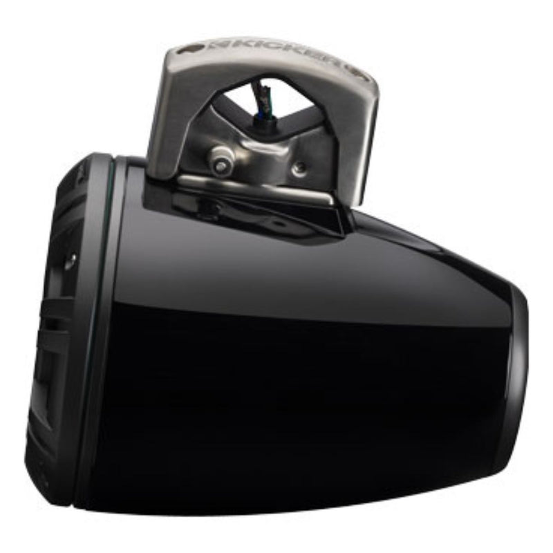 8" 500W RMS 4-Ohm Marine HLCD Tower Speakers Pair KICKER KMTCXL8 Black