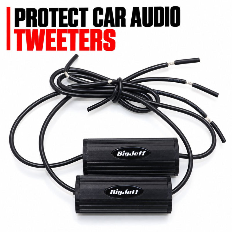 Tweeter Capacitor High-Pass Filter Bass Blockers 5.6kHz 4 Ohms 50 Watt 2-Pack