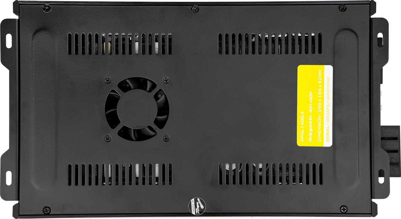 Audiopipe APXL 4-Channel 1400W 2-Ohm Full Range Class-AB Amplifier APXL-1400.4