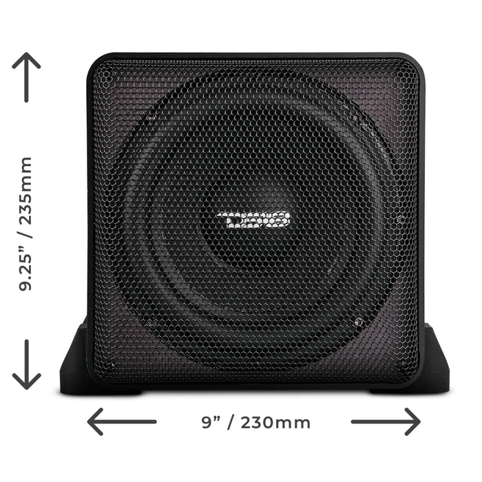 DS18 Loaded Subwoofer Enclosure 8" 300W RMS Subwoofer with 8" Passive Sub