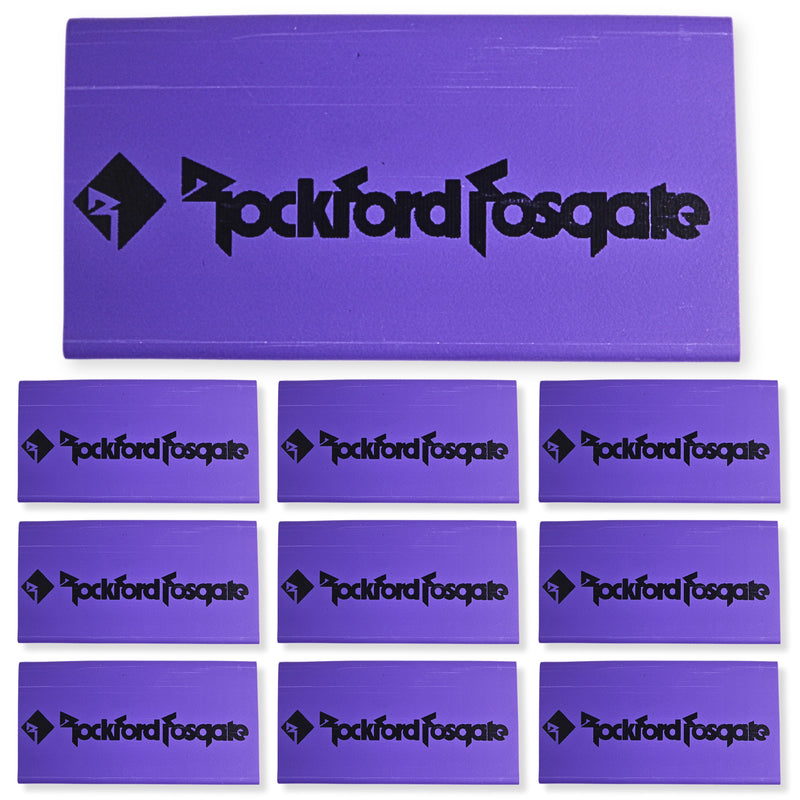 0 Gauge 3:1 Heat Shrink with Rockford Fosgate Logo 10 Pack Purple
