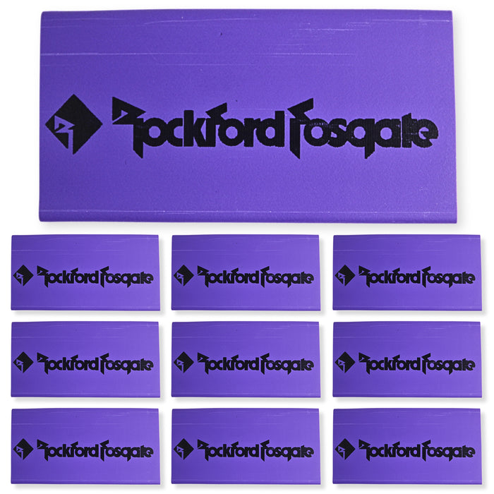 0 Gauge 3:1 Heat Shrink with Rockford Fosgate Logo 10 Pack Purple