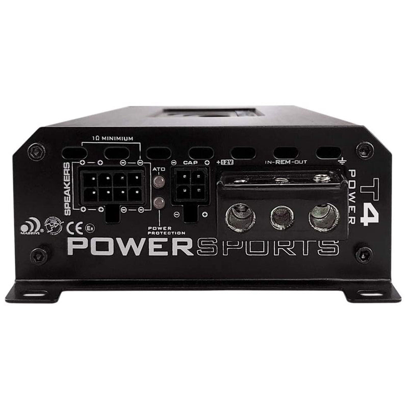 Massive Audio Trident T4 Monoblock 4K Watt 1-Ohm Stable Marine Amplifier