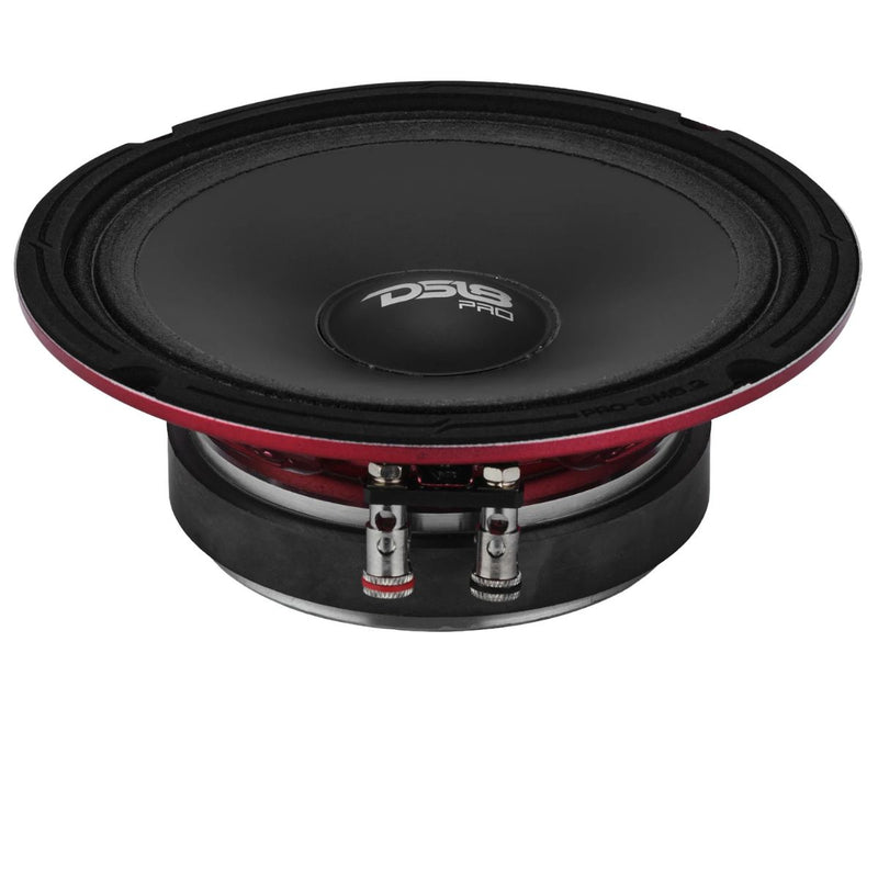 6.5" 200W RMS 2-Ohm Water Resistant Midrange Marine/Motorcycle Speaker DS18