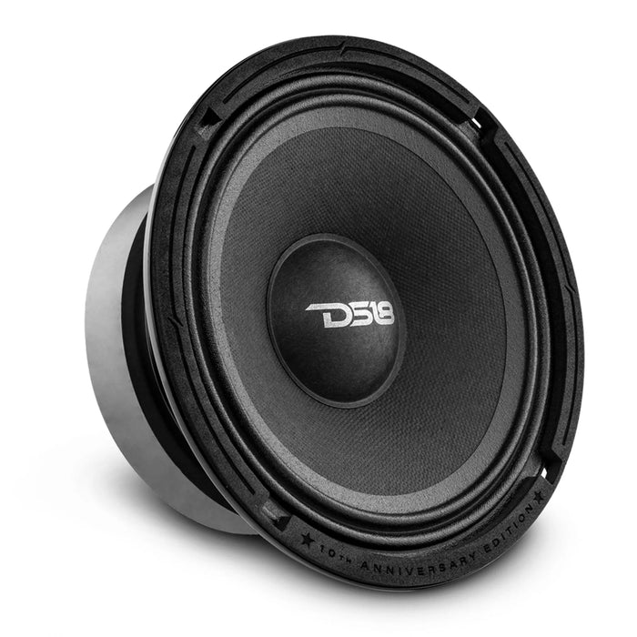 DS18 4x 4 Ohm 8" Loud Car Speakers + 2x Tweeters + 4 Channel Korean Amp Package