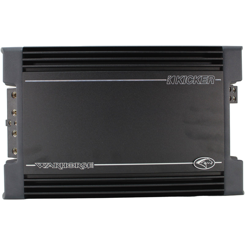 Solo X 18" Dual 1 Ohm 2000 Watt RMS Subwoofer Combo with Warhorse 3600 Amplifier