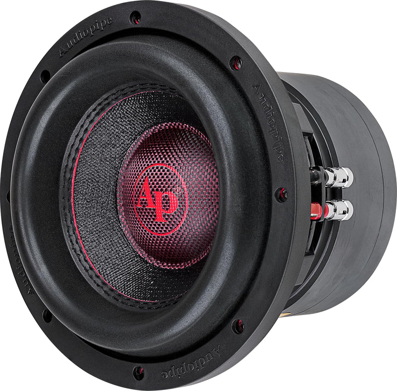Audiopipe 8" 1000W Max Dual Voice Coil 4 Ohm Quad Stack Magnet Subwoofer