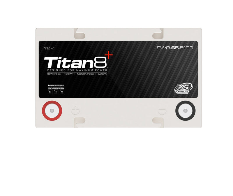 XS Power PWR-S5-5100 5000 Watts 30 AH 2000 Max Amps Titian 8 Lithium Battery.