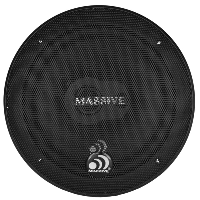 Massive Audio Pair of 6.5" 2-Way Coaxial 60 Watts RMS 4 Ohm Speakers MX65-V2