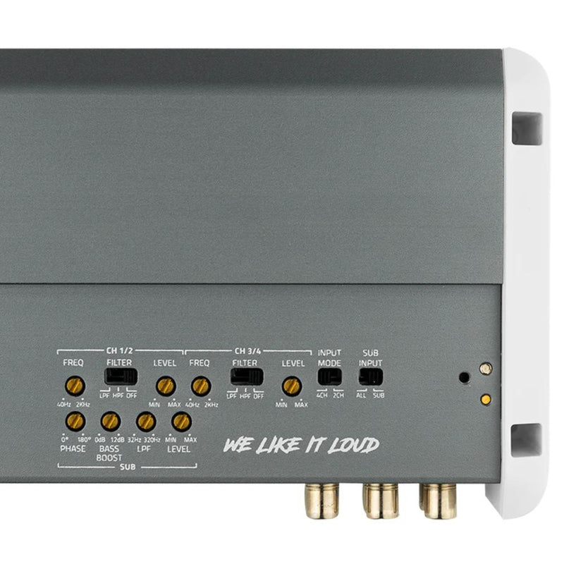 DS18 NXL-M5 1520W RMS 5-Ch IPX5 Marine Class-D Amplifier w/Bass Knob