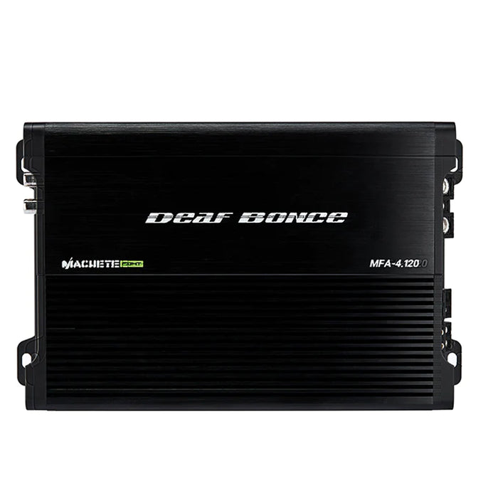 Deaf Bonce Machete Fight Amplifier 4 Channel 720 w RMS Class D 4 Ohms MFA-4.120