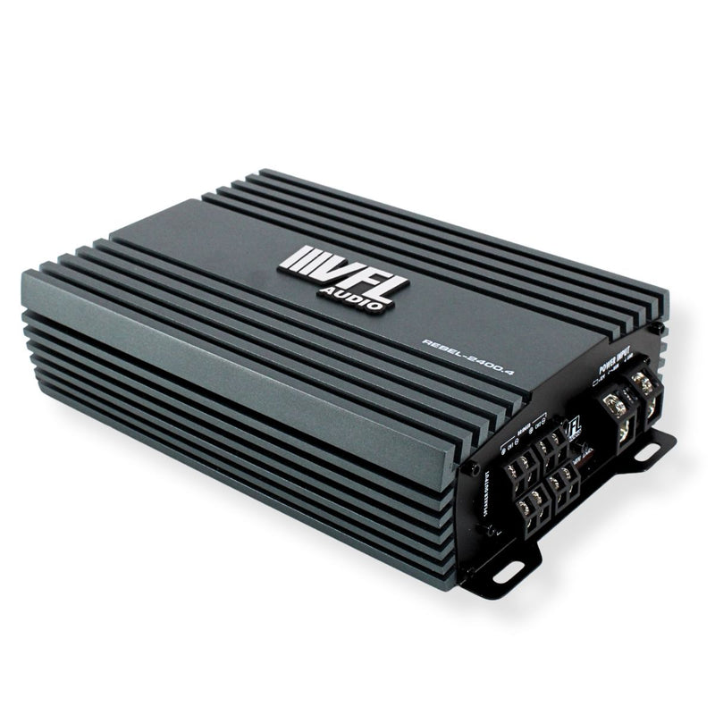 American Bass 2560 Watt 2-Ohm 4-Channel Class D Digital Amplifier REBEL-2400.4