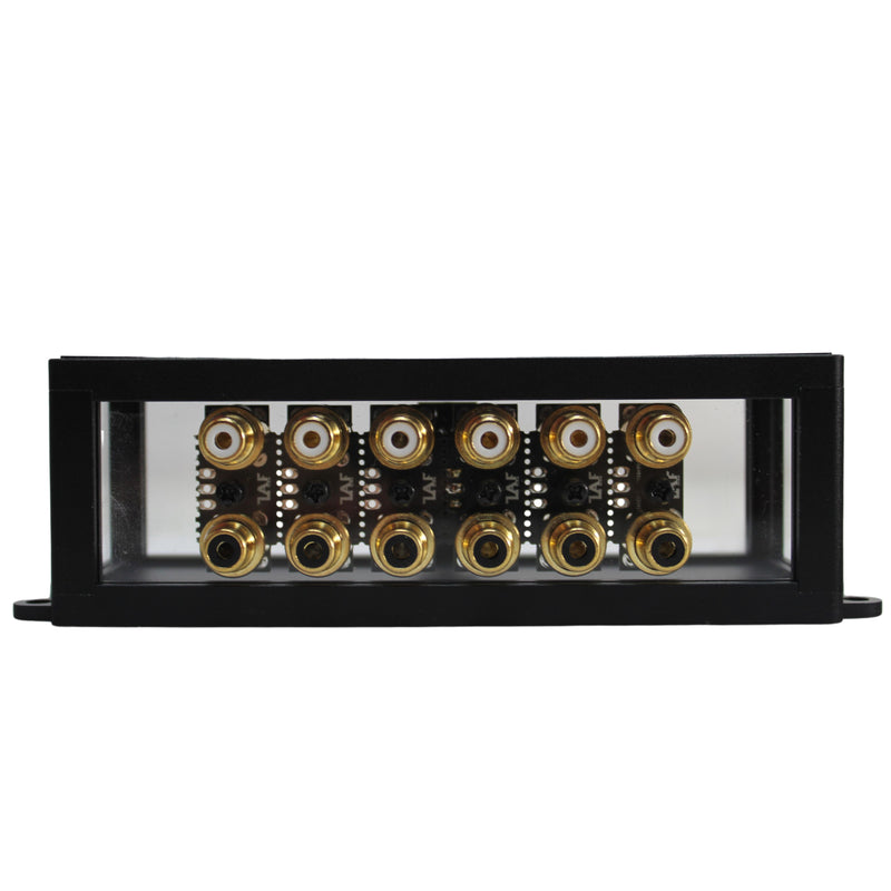 Big Jeff Audio 1-to-6 Pair Cockbox RCA Splitter Distribution Block