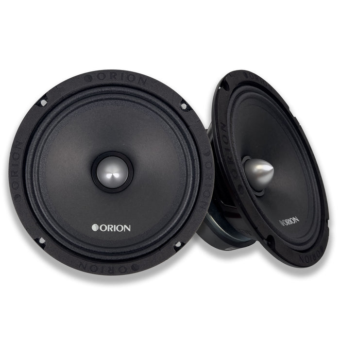 6.5" 250W RMS 4 Ohm High Efficiency ORION Midrange Bullet Speaker ORI-CM65 Pair