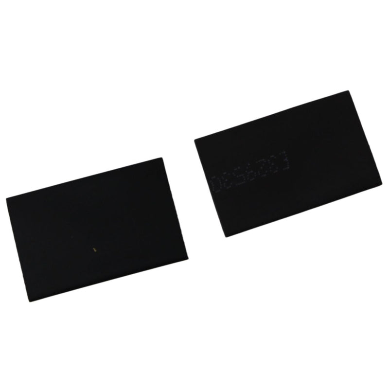 Pair of 0 Gauge 1/4 Inch Crimped style Copper Ring Terminal Lugs