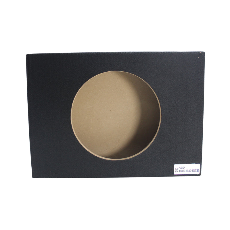 King Boxes Single 10" Shallow Vented Carpeted Speaker Box KG-ASHALLOWV10