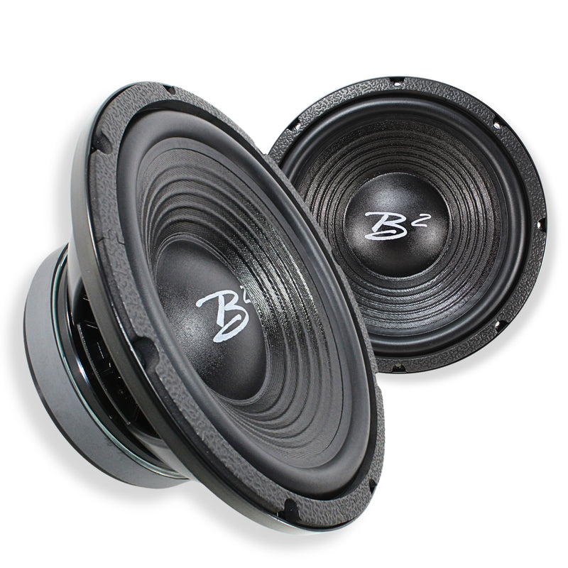 B2 Audio RAGE12PWR Pair of 12" 6-Ohm 500W RMS Water-Resistant Midbass Speakers